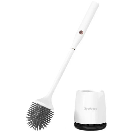 Wireless electric toilet brush, powerful, efficient, rechargeable, hygienic, easy cleaning.